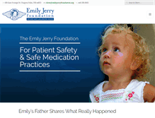 Tablet Screenshot of emilyjerryfoundation.org
